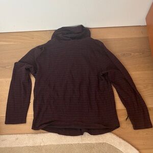 Vince Men's Deep Burgundy Turtleneck Sweater